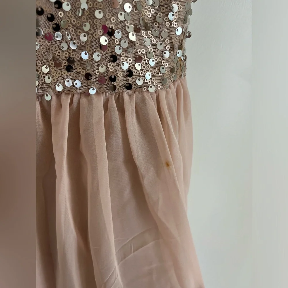Formal sequin dress - Blush Pink - Picture 3 of 5